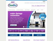 Tablet Screenshot of abcchemcleaners.com